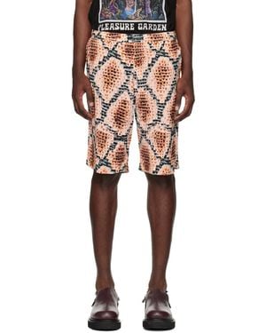 Endless Joy Snake Shorts - Black