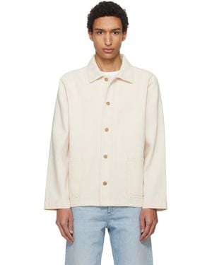 A.P.C. Off- Kerlouan Denim Jacket - White