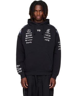 Y-3 Pull À Capuche Team Noir Édition Mercedes-Amg F1 - Bleu