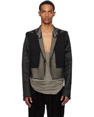 Rick Owens ブラック Concordians Alice テーラードジャケット