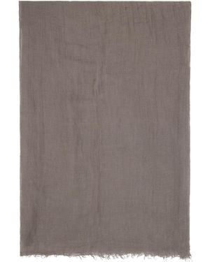 Rick Owens Temple Sandy Mega Scarf - Grey