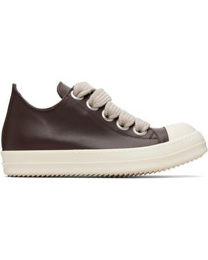 Rick Owens Temple Jumbolace Low Trainers - Black