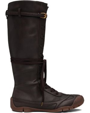 untitlab Swift Trek Vintage Racing Boots - Black