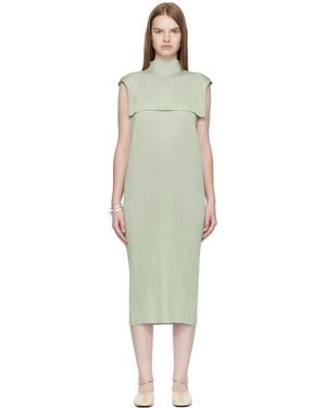 Pleats Please Issey Miyake Monthly Colours June Maxi Dress - Black