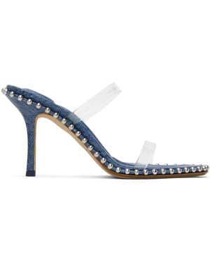 Alexander Wang Nova 105 Pvc Heeled Sandals in White | Lyst UK