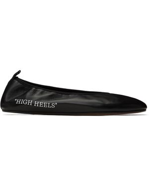 Off-White c/o Virgil Abloh 'High Heel' Ballerina Flats - Black