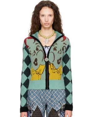 Chopova Lowena Happy Girl Hoodie - Green