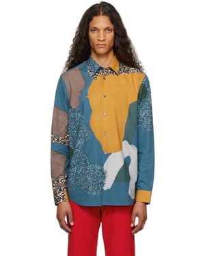 Paul Smith マルチカラー Rug シャツ - オレンジ