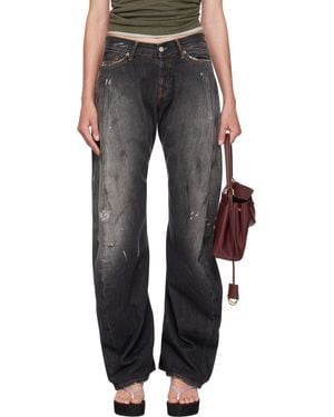Acne Studios ブラック 2006F ルーズフィット ジーンズ