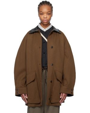 Cordera Short Trench Jacket - Brown