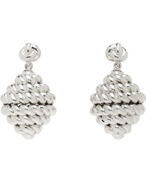 TOTEME Rope Drop Earrings - Metallic