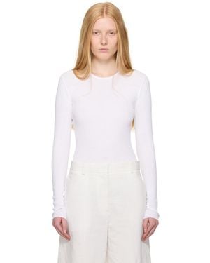 TOTEME Compact Cotton T-shirt - White