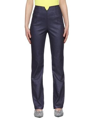 Maisie Wilen Shimmer Contra Jeans - Blue
