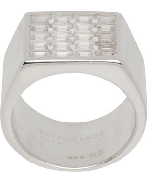 Hatton Labs Craquelure Ring - Metallic