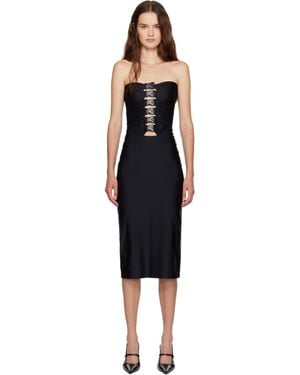 Coperni ブラック Multi Buckle ミディアムワンピース