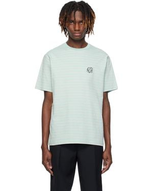 KENZO グリーン Verdyエディション Paris エンブロイダリー Tシャツ - マルチカラー
