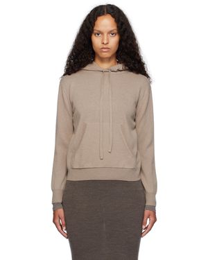 MM by Max Mara Taupe Tenente Hoodie - Brown