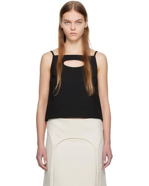 Sandy Liang Amelia Tank Top - Black