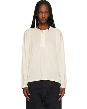 Studio Nicholson Rutas Jersey Henley - Black