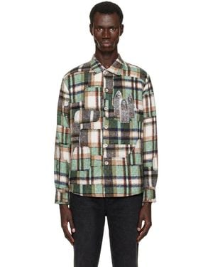Who Decides War Syndicated Flannel Shirt - Black
