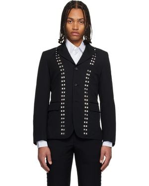 COMME DES GARÇON BLACK Studded Blazer - Black