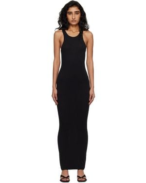 Entire studios Muscle Tank Midi Dress - Black
