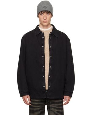 DIESEL D-Flaim-D Denim Overshirt - Black