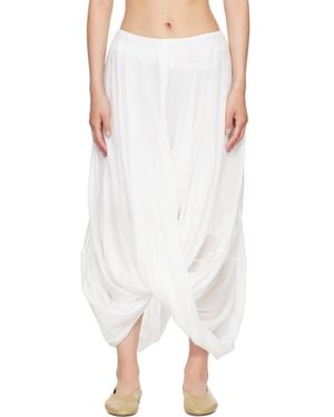 TOTEME Cocoon Maxi Skirt - White