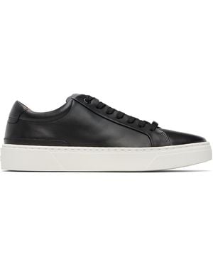 BOSS Leather Gary Trainers - Black