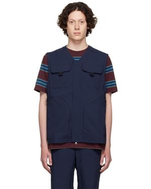 WOOD WOOD Blue Victor Vest