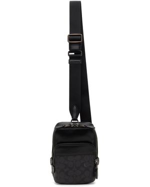 COACH ブラック Gotham Sling Pack 13 バッグ