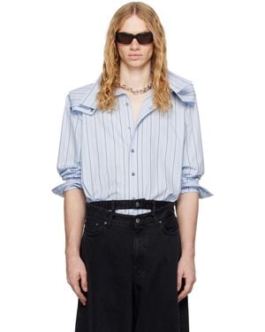 Y. Project Stripe Chain Shirt - White