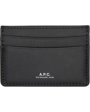 A.P.C. André Card Holder - Black