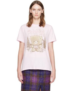 Ganni Forest Teddy T-Shirt - White