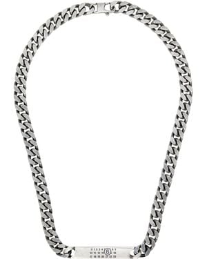 MM6 by Maison Margiela Classic Chain Necklace - Black