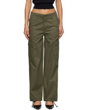Levi's High-Rise Baggy Cargo Twill Pants - Green