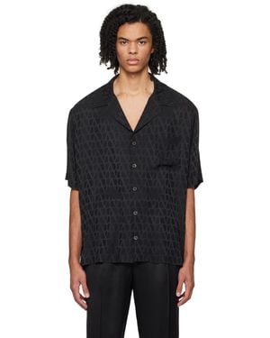 Valentino Toile Iconographe シャツ - ブラック
