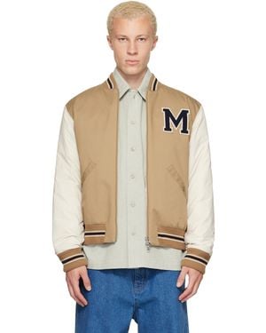 Moncler Blouson Aviateur Oreane Rembourré En Duvet - Neutre