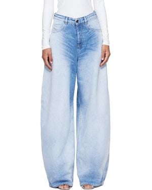 DIESEL Relaxed High Waist 1987 D-Khelz Jeans - Blue
