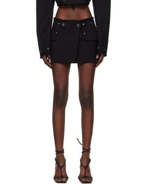 Dion Lee Riveted Blazer Miniskirt - Black