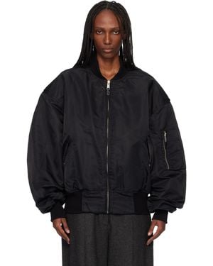 Entire studios Broad Bomber Jacket - Black