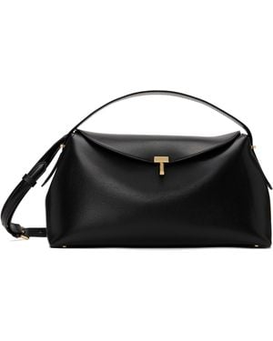 TOTEME T-Lock Top Handle Bag - Black