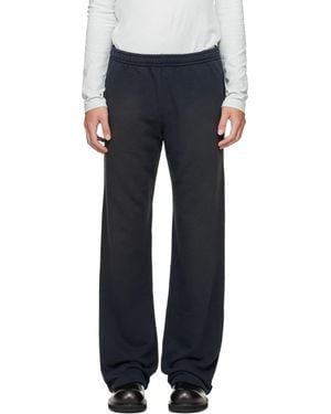 Acne Studios Fleece Stamp Logo Pants - Blue