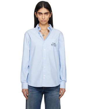 Marc Jacobs Chemise Bleu Et Blanc À Rayures