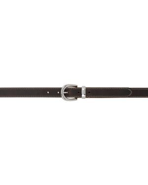 sunflower Forte Contrast 2.5Cm Belt - Black