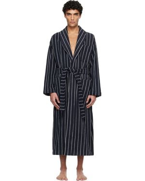 Tekla Terry Classic Bathrobe - Black
