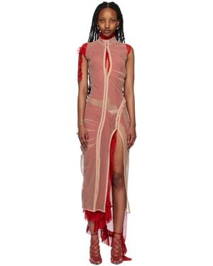 Dilara Findikoglu Dissolved Doll Midi Dress - Black
