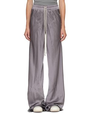 Rick Owens Tower Drawstring Bias Trousers - Grey
