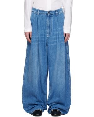 Marni Pleated Jeans - Blue