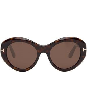 Tom Ford Elodie Sunglasses - Brown